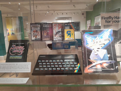 temporary 1980s exhibition in Northampton Museum